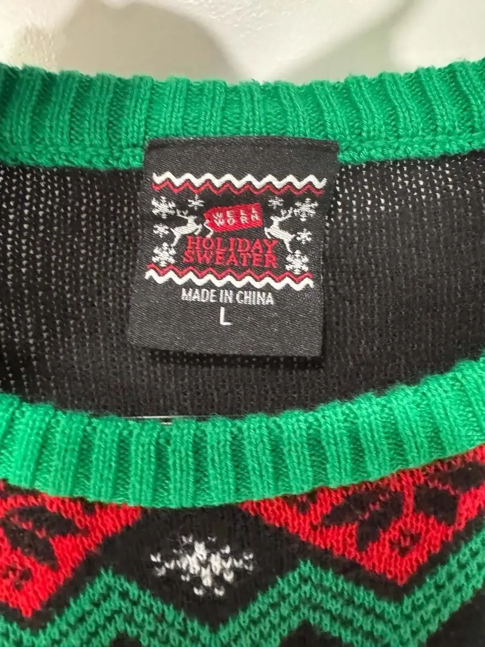 Youth Ugly Christmas Sweater Gamer Sequin Sleighing The Game Kids Size L